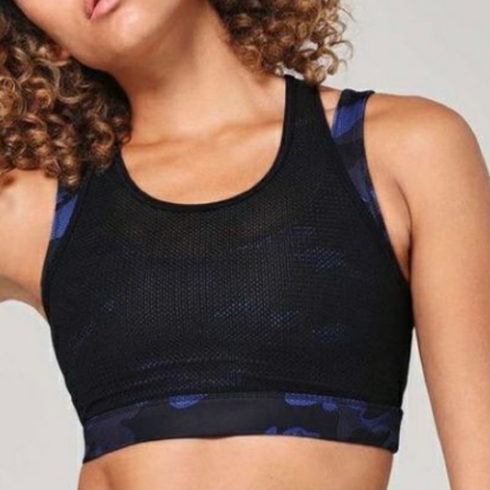 Ivy Park Small Double Layered Camo Sports Bra